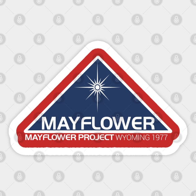 The Mayflower Project Sticker by fatbastardshirts